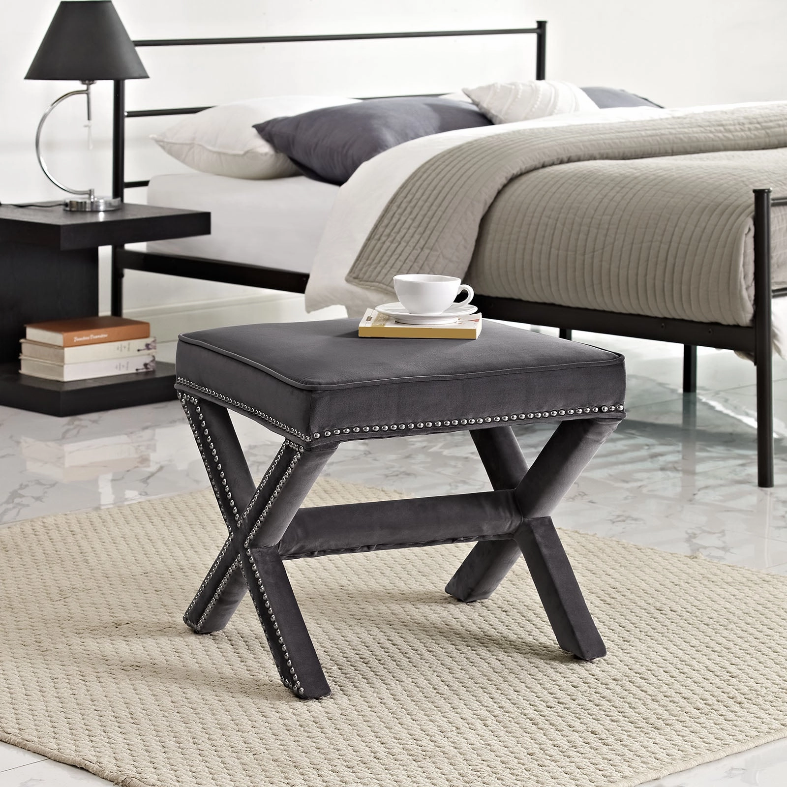 Rivet Bench by Modway
