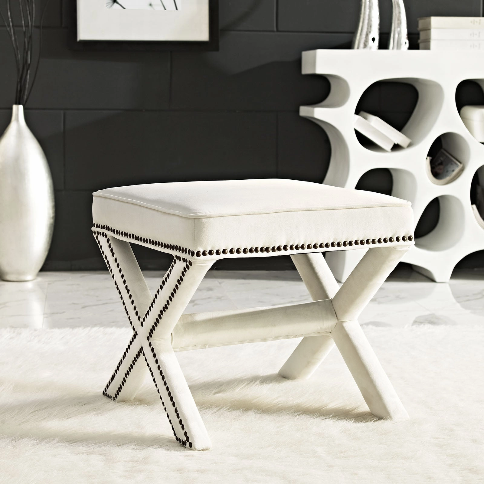 Rivet Bench by Modway