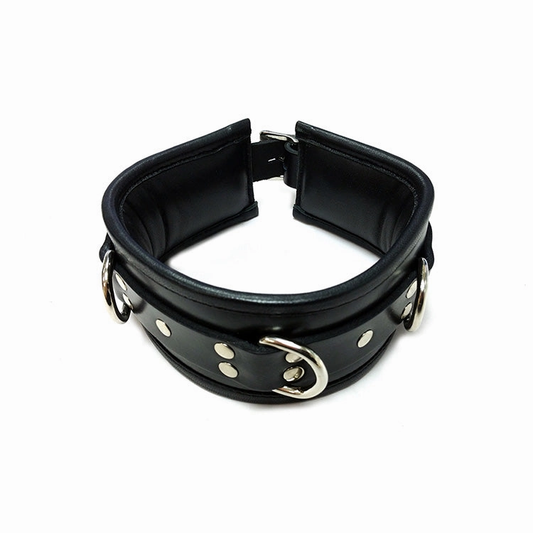 Rouge Leather 3 D-Ring Padded Collar