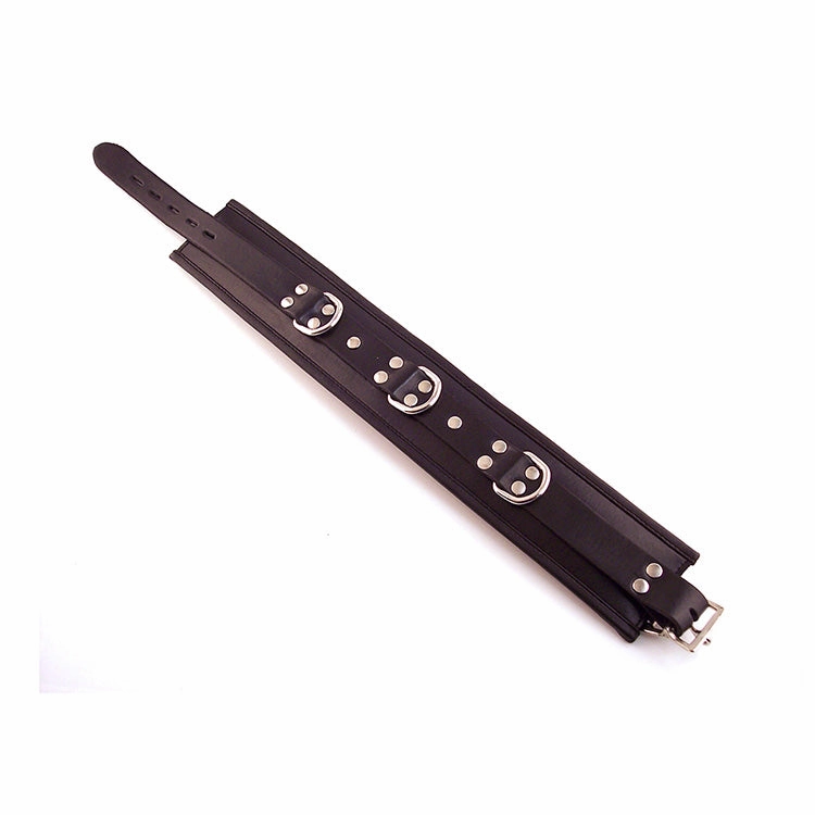 Rouge Leather 3 D-Ring Padded Collar