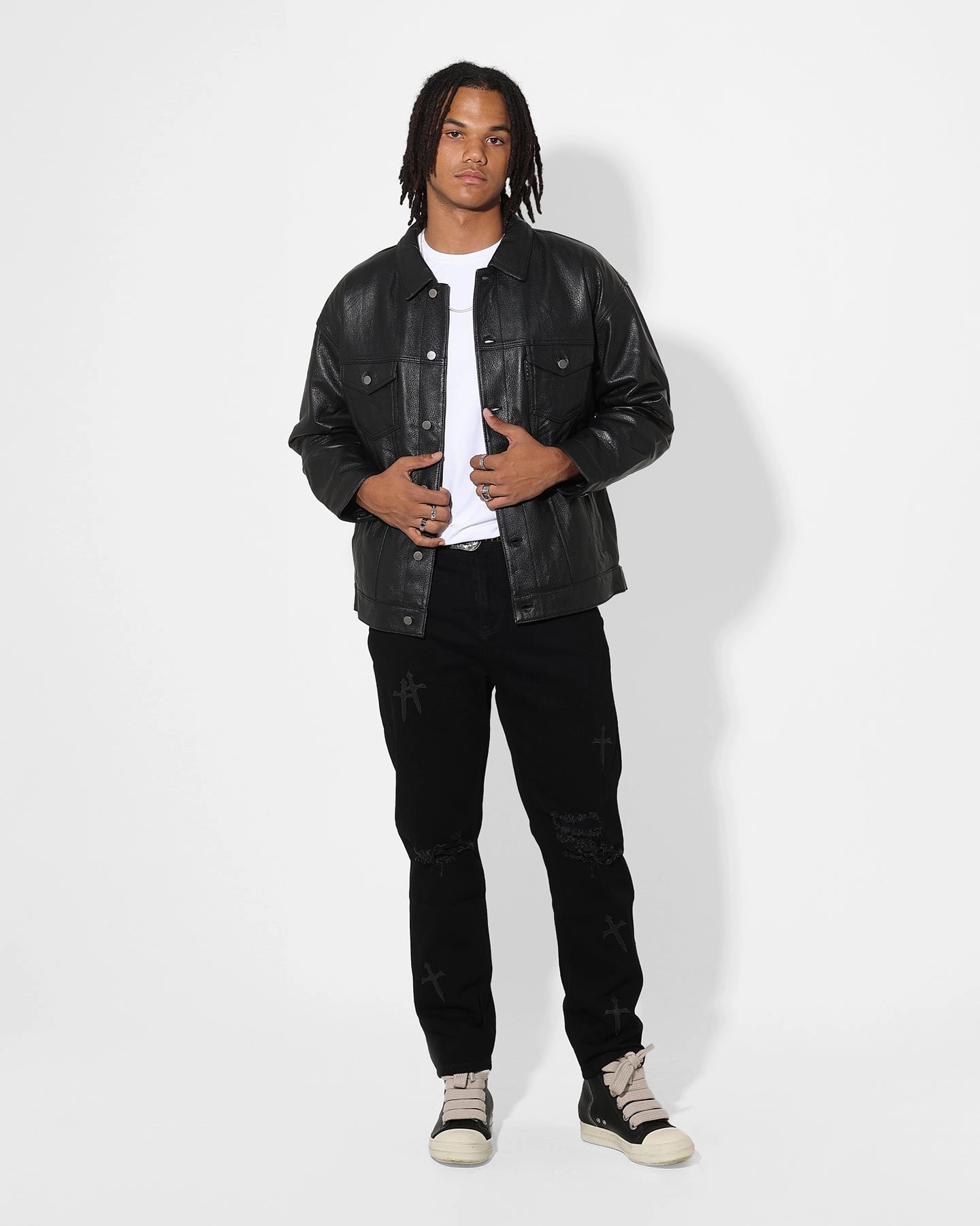 Saint Morta Daggers Relaxed JeansBlack
