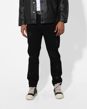 Saint Morta Daggers Relaxed JeansBlack