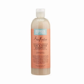 Shea Moisture Coconut & Hibiscus Curl & Shine Shampoo (Bonus Size) -19.8 oz