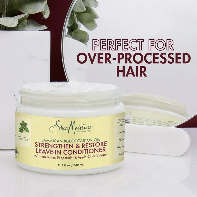 Shea Moisture Jamaican Black Castor Oil Strengthen & Restore Leave-in Conditioner- 11.5 oz