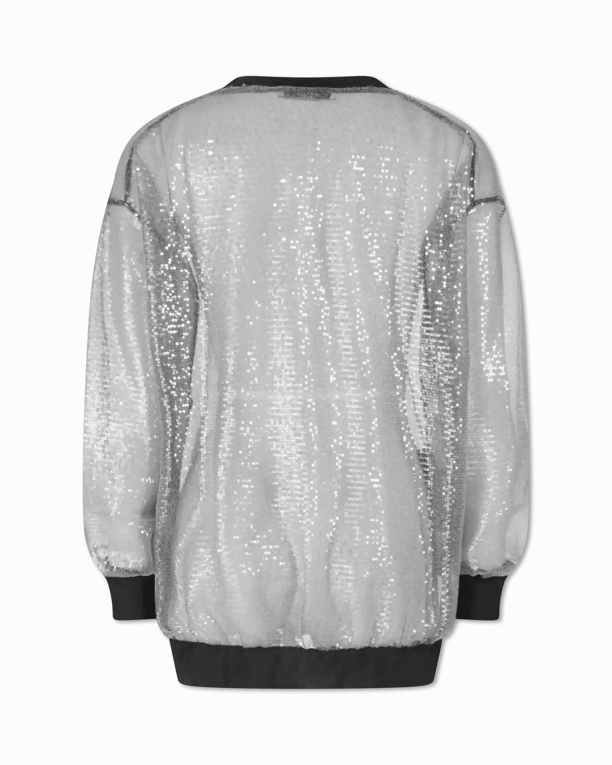 Sheer Sequined Cardigan