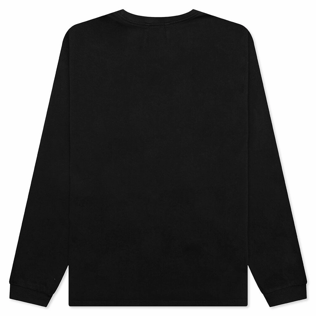Side Logo L/S Tee - Vintage Black