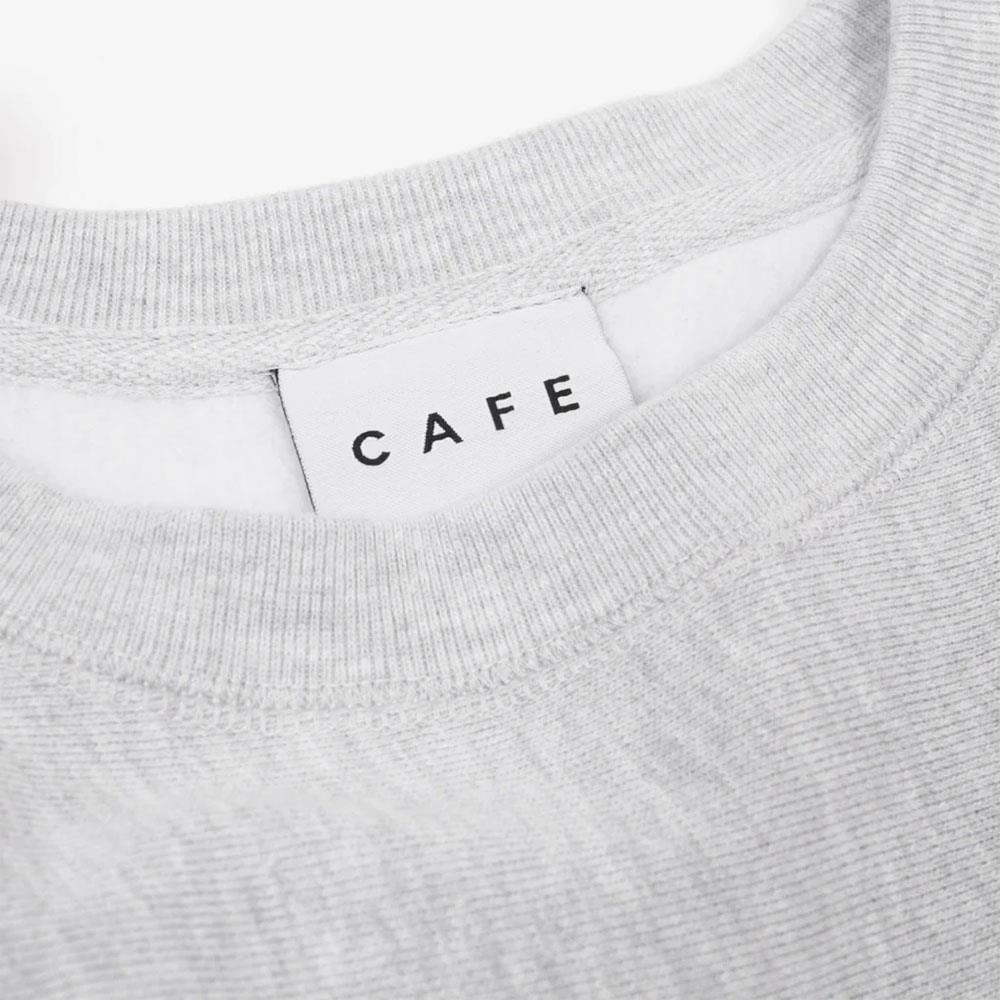 Skateboard Cafe Backgammon Crewneck Sweatshirt - Heather Grey