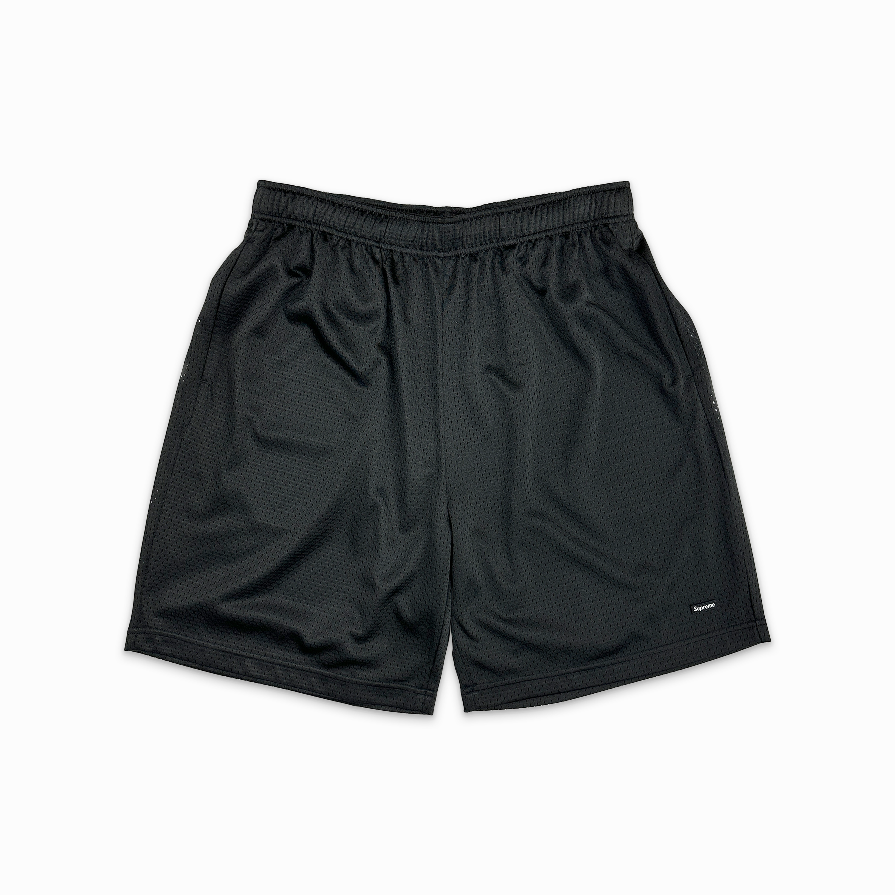 Small Box Logo Mesh Shorts Black