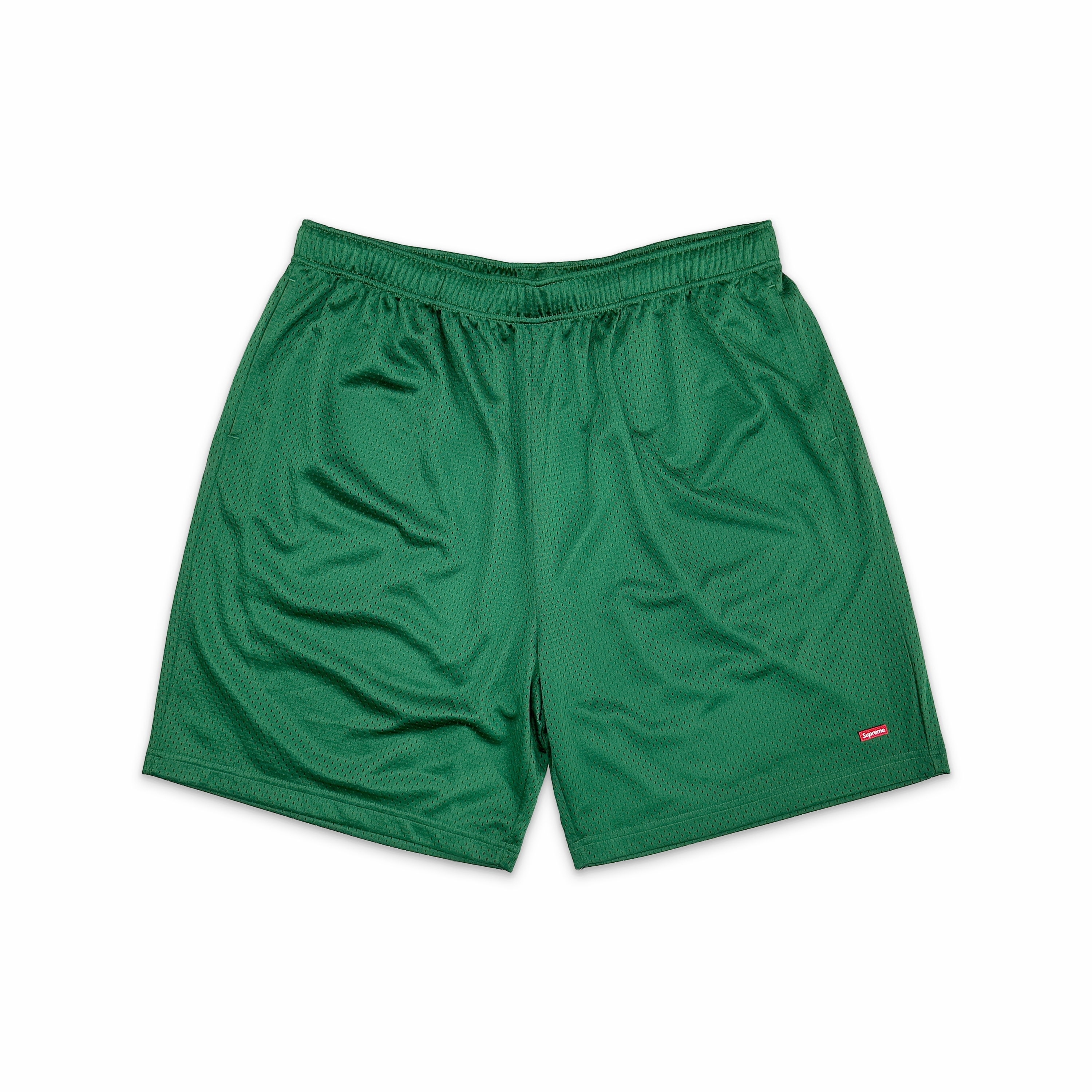 Small Box Logo Mesh Shorts Green