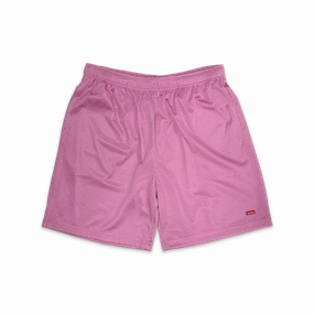 Small Box Logo Mesh Shorts Pink