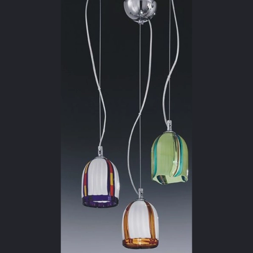 Small Colourful Murano Glass Pendants