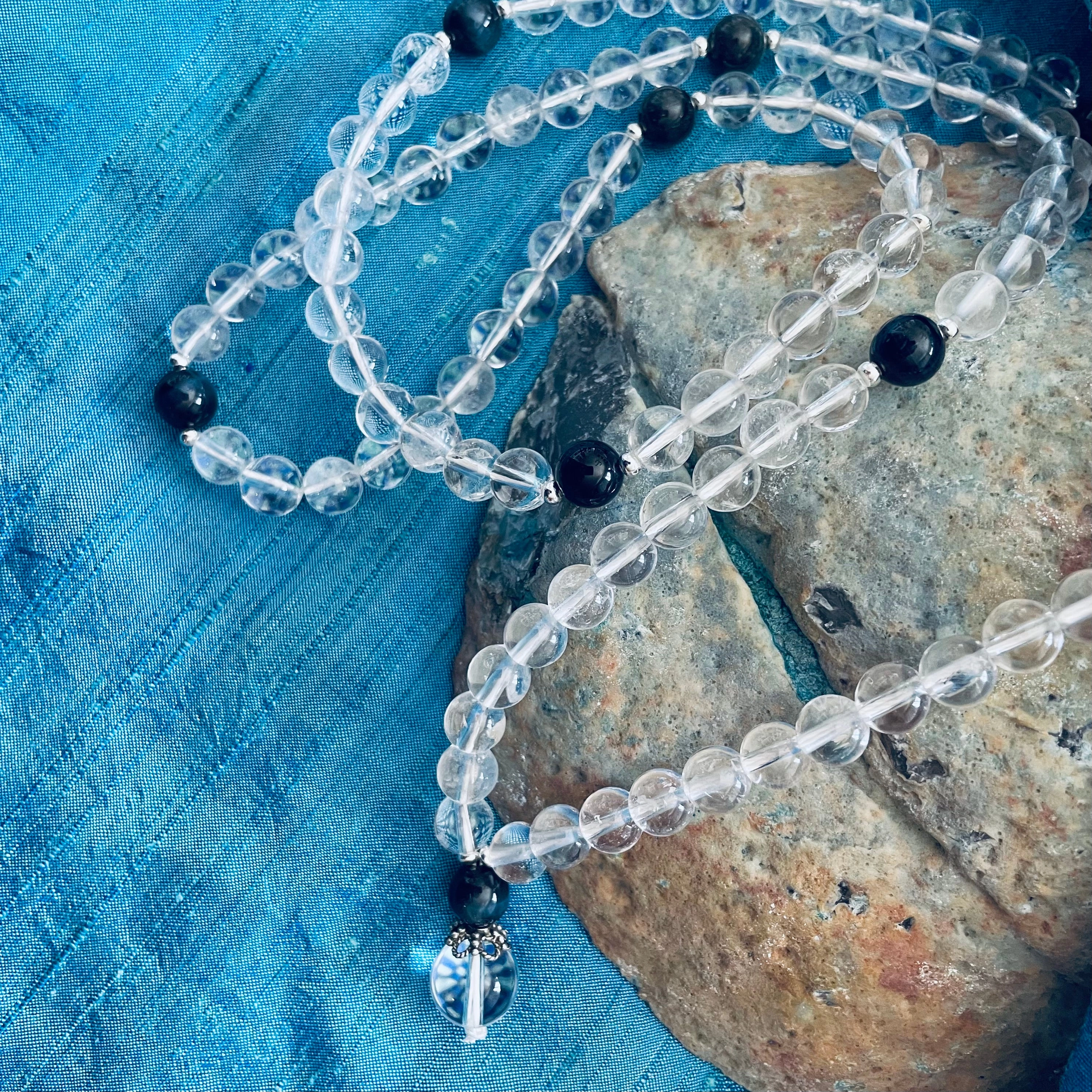 Sphatika Quartz Crystal Kriya Mala