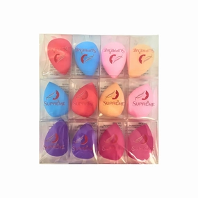 Supreme Beauty Assorted Color Beauty Blenders - 12 Pieces