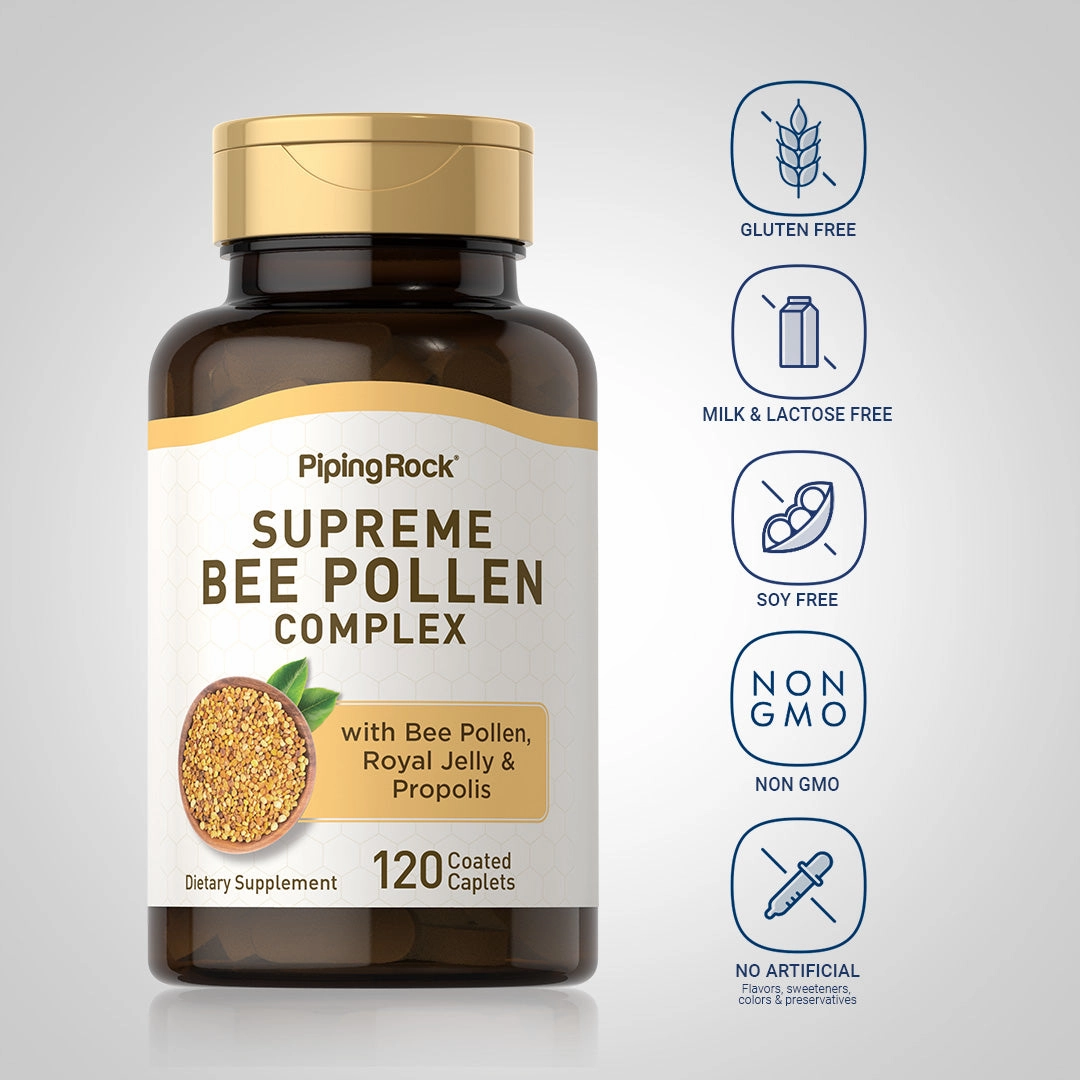 Supreme Bee Pollen Complex, 120 Coated Caplets