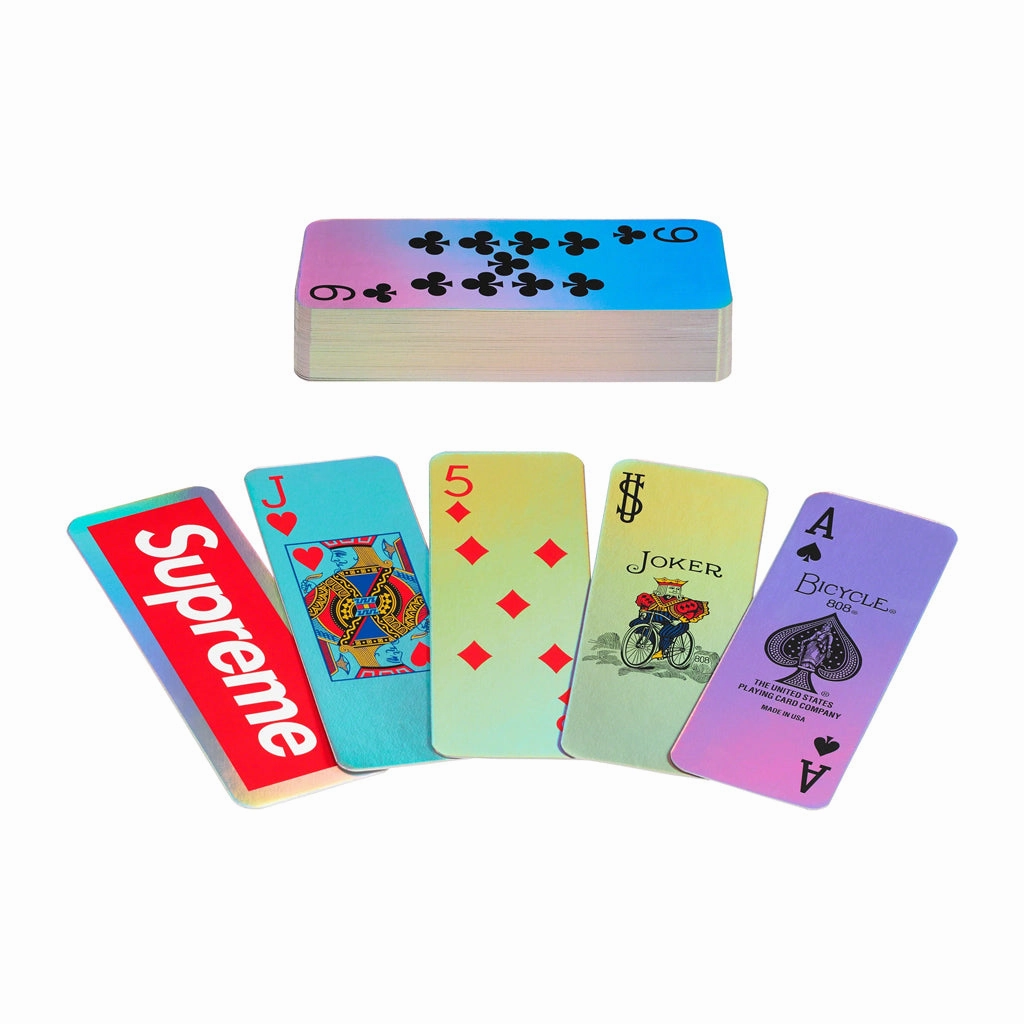 Supreme Bicycle Holographic Slice Cards