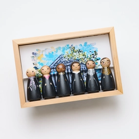 Supreme Court Justices Peg Dolls Set