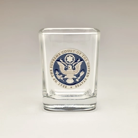 Supreme Court Seal Pewter Shot Glass