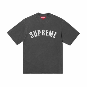 Supreme Cracked Arc S/S Tee - Washed Black
