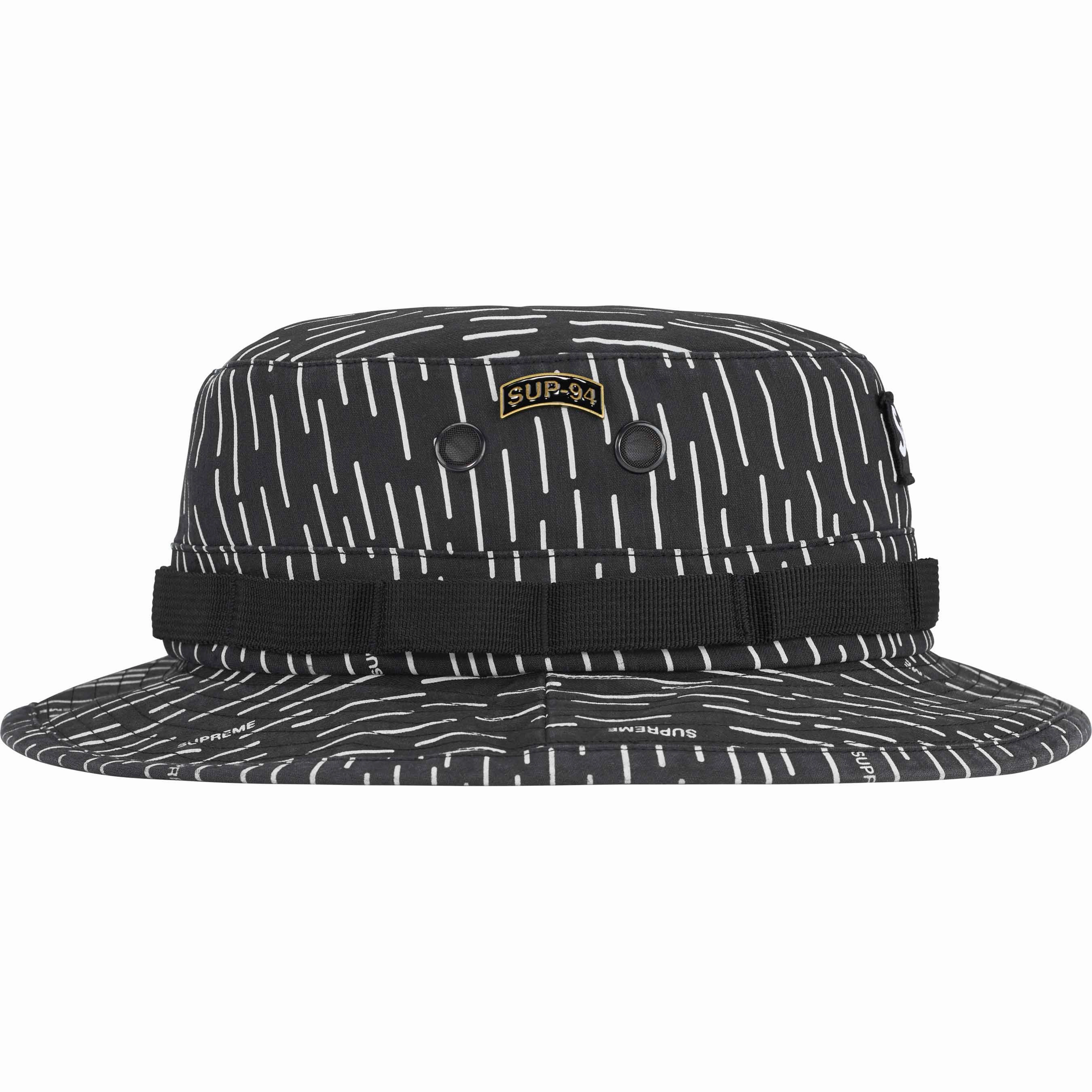 Supreme FW24 Military Boonie Black Raindrop