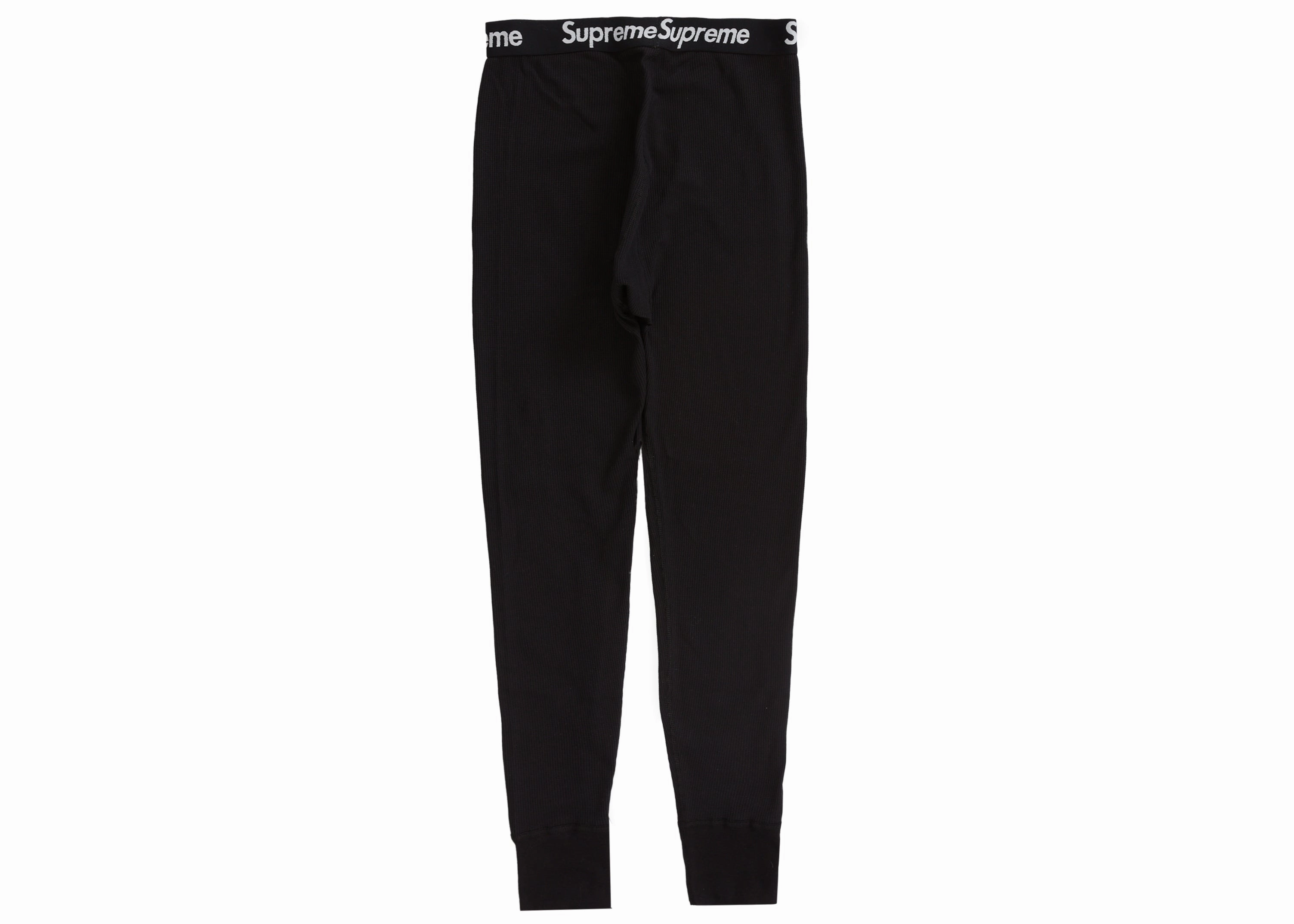 Supreme Hanes Bones Thermal Pant (1 Pack) Black