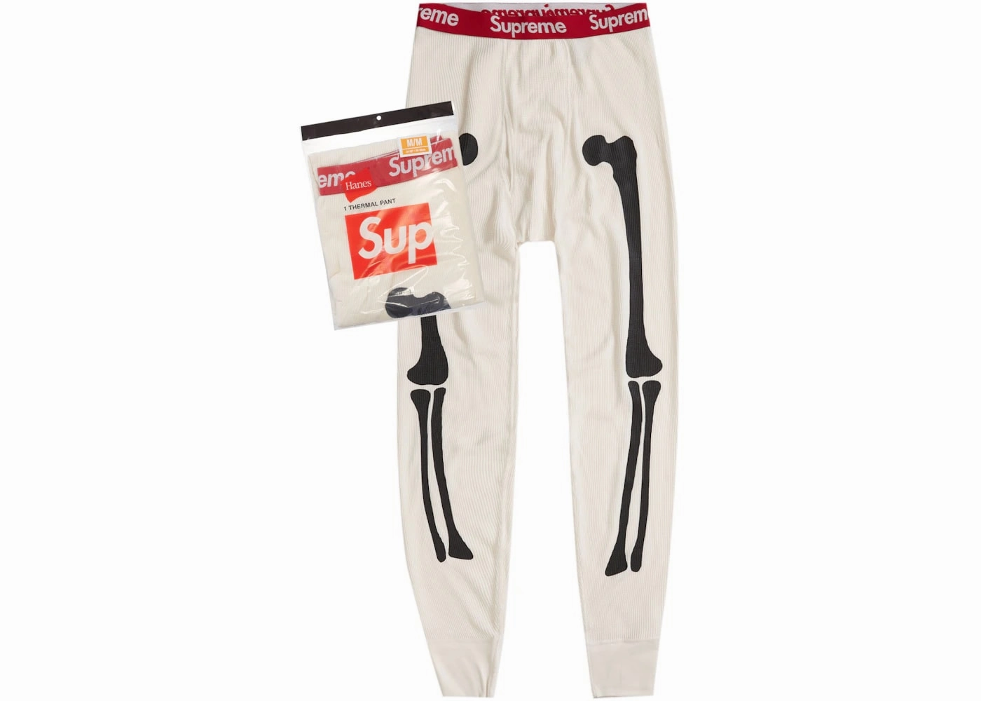 Supreme Hanes Bones Thermal Pant (1 Pack) Natural