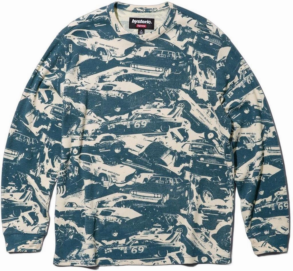 Supreme Hysteric Glamour Cars Thermal