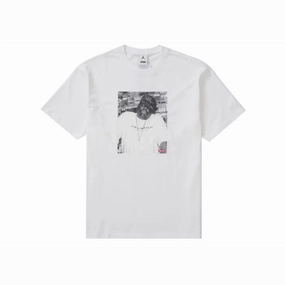Supreme Jordan Biggie S/S Tee T-Shirt Top (White)