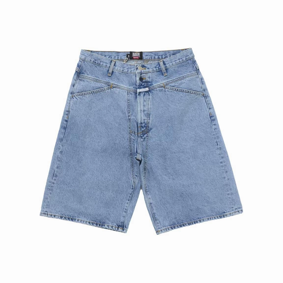 Supreme Marithé   François Girbaud X-Seam Baggy Denim Short Washed Indigo