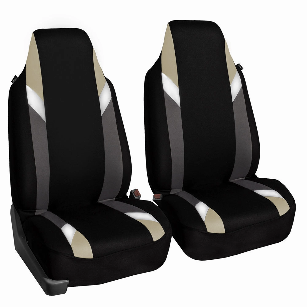 Supreme Modernistic Car Seat Covers - Full Set Beige