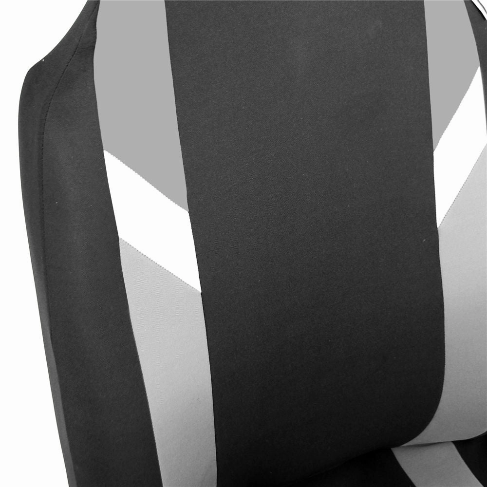 Supreme Modernistic Car Seat Covers - Full Set Gray