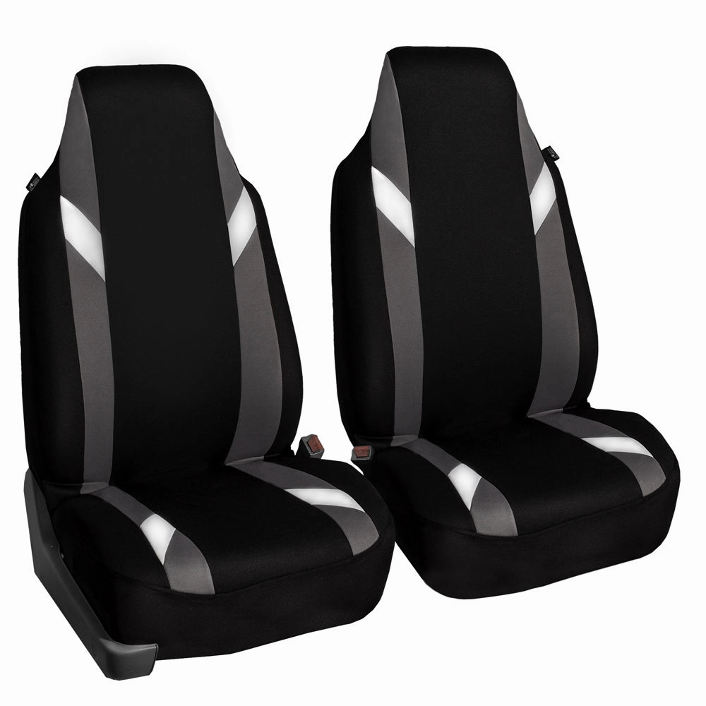 Supreme Modernistic Car Seat Covers - Full Set Gray