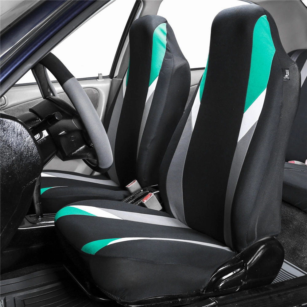 Supreme Modernistic Car Seat Covers - Full Set Mint