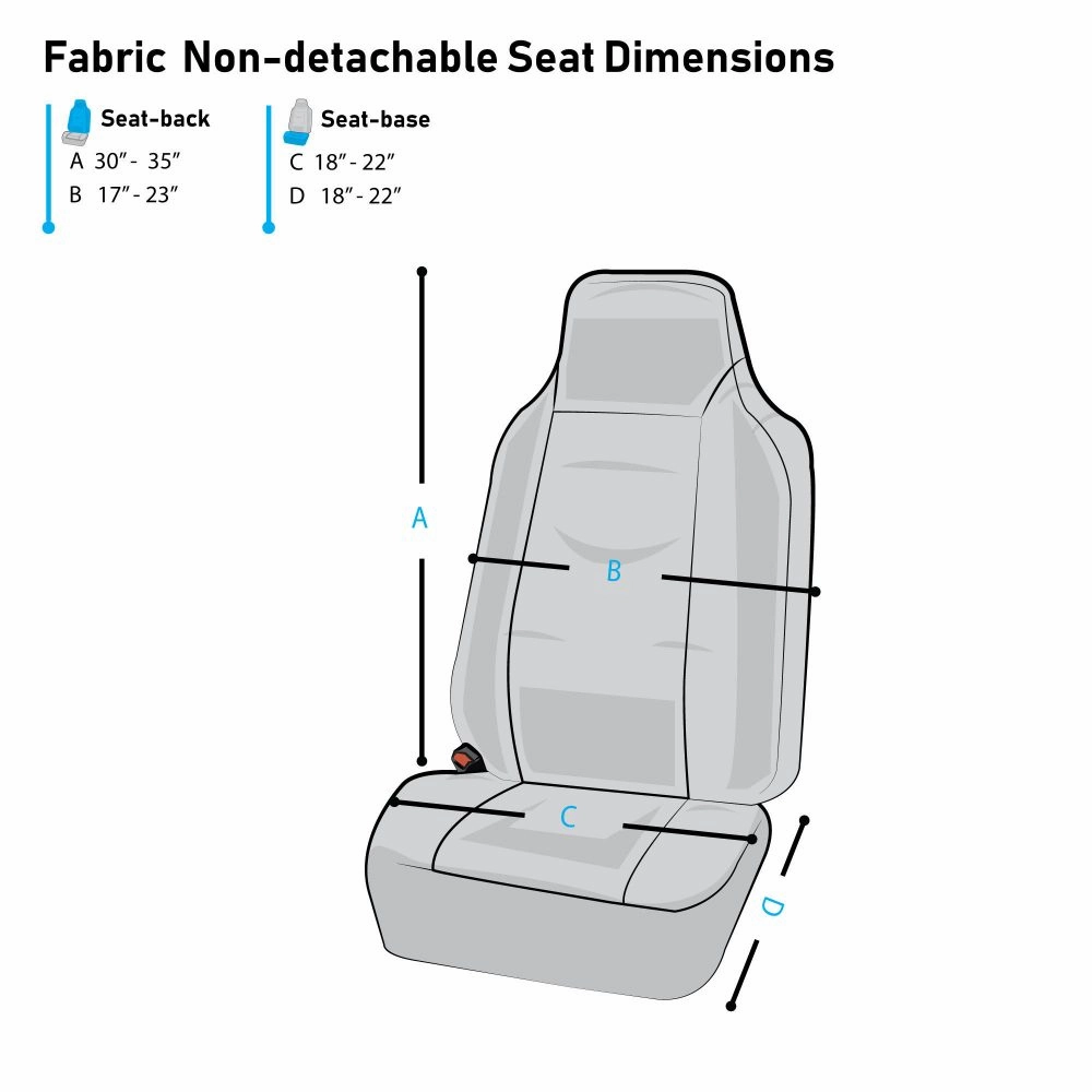 Supreme Modernistic Seat Covers - Front Set Red