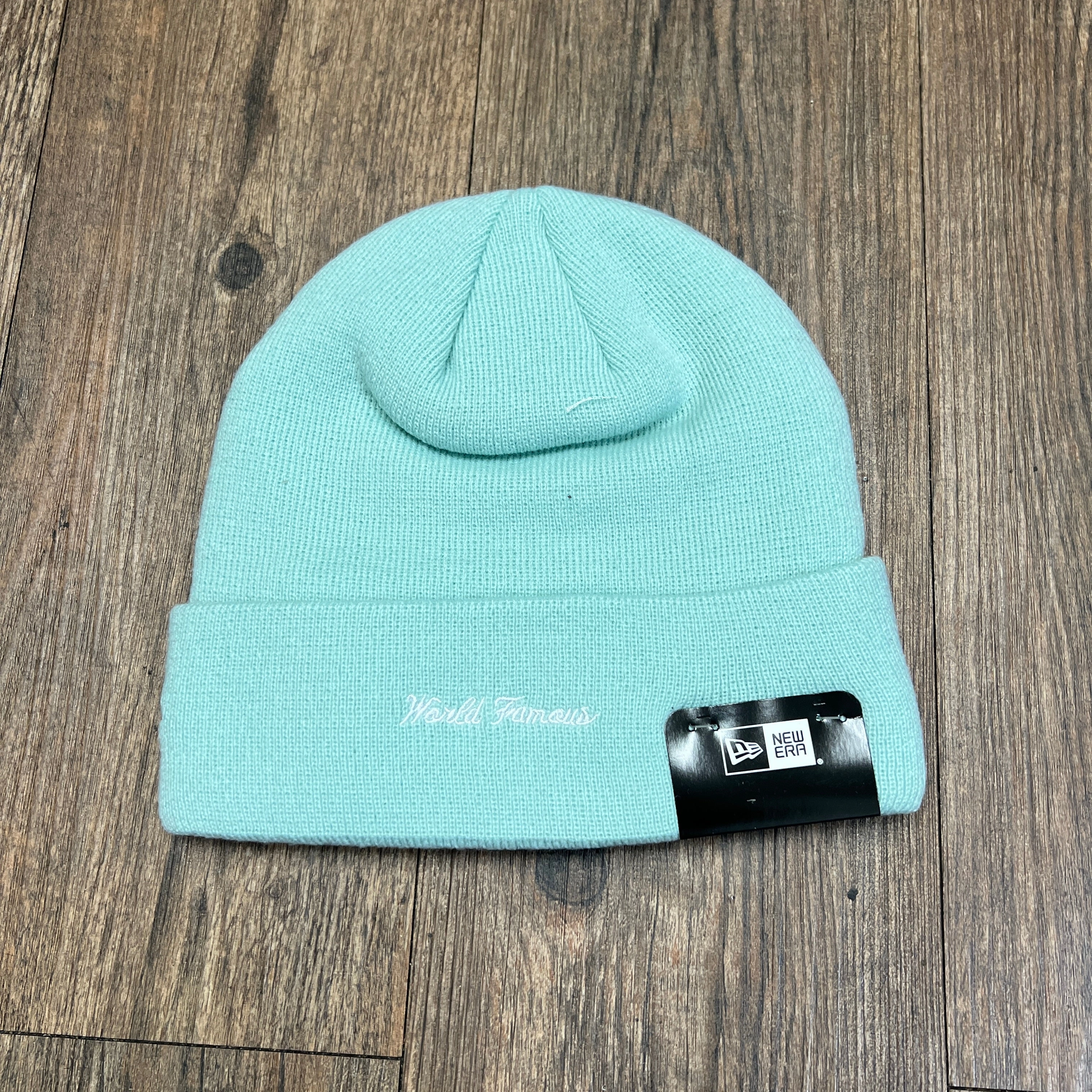 Supreme New Era Box Logo Beanie (FW17) Ice Blue