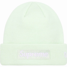 Supreme New Era® Box Logo Beanie Light Green