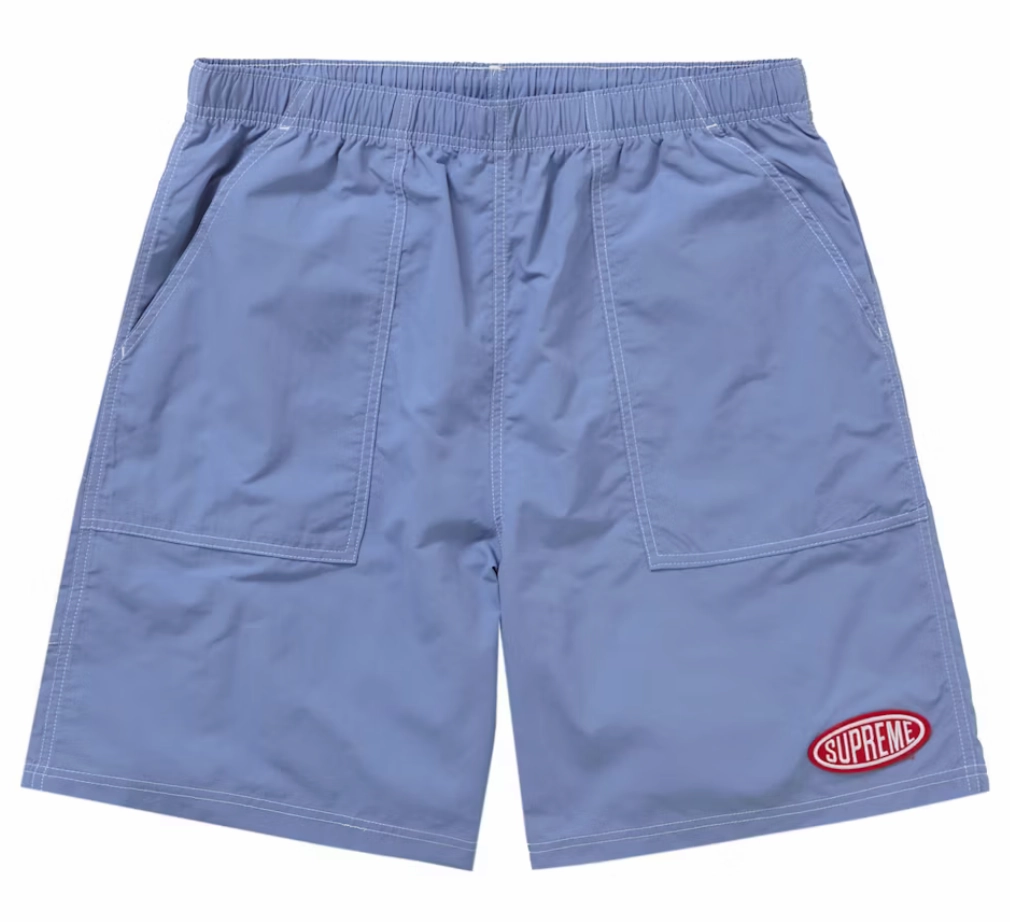 Supreme Nylon Painter Shorts Light Slate