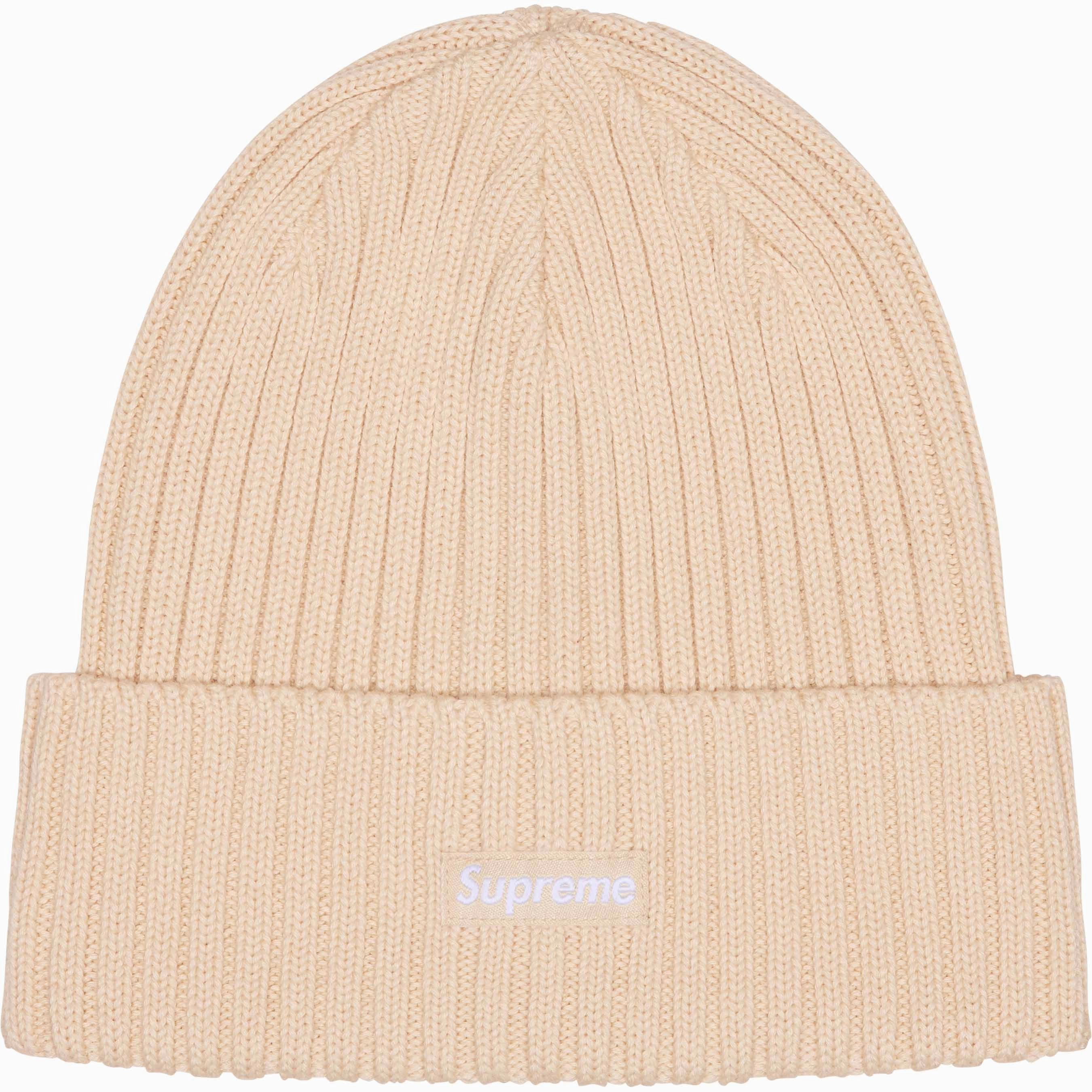 Supreme Overdyed Beanie Light Tan