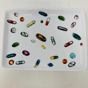 Supreme Pills Ceramic Tray White