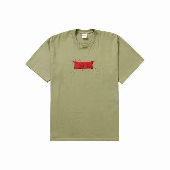 Supreme Ralph Steadman Box Logo Tee Light Olive