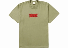 Supreme Ralph Steadman Box Logo Tee Light Olive