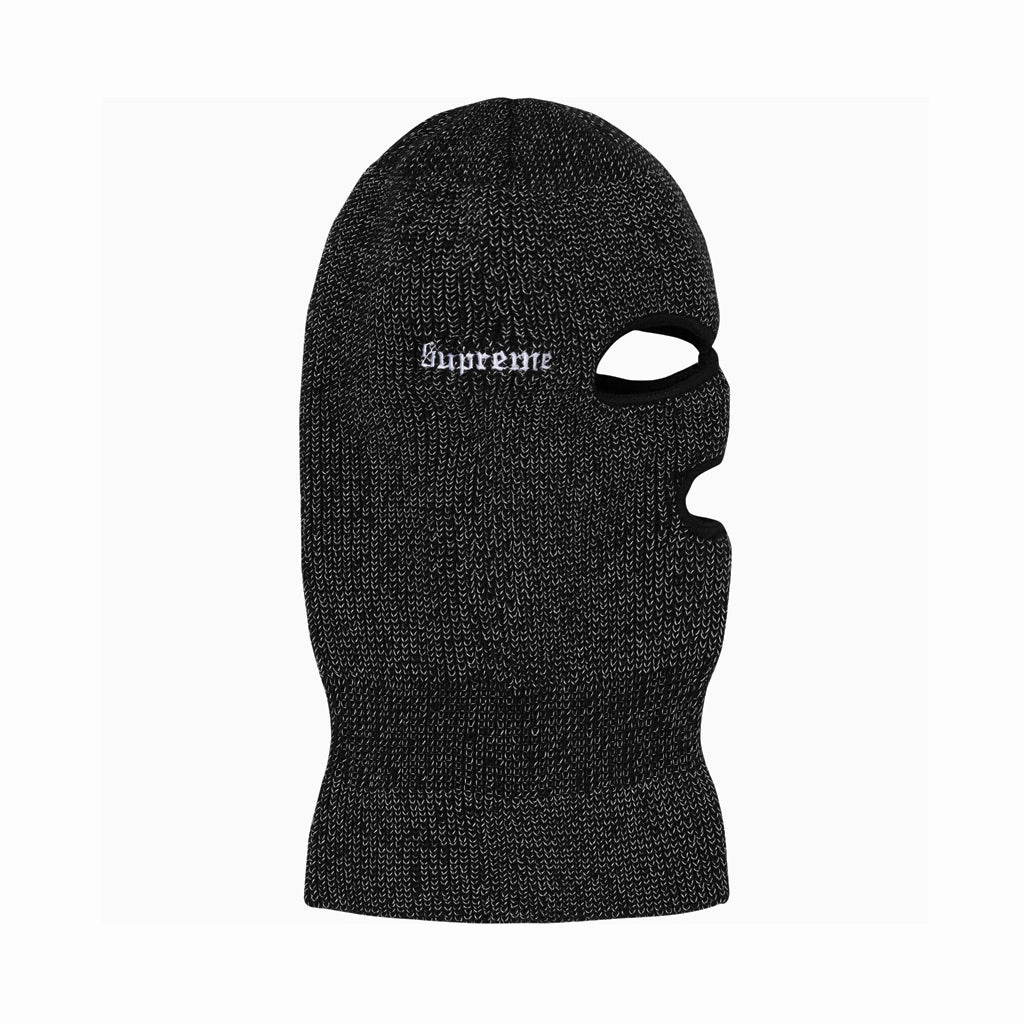 Supreme Reflective Balaclava - Black