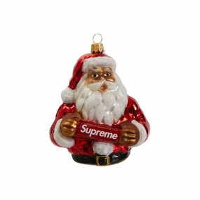 Supreme Santa Ornament Red