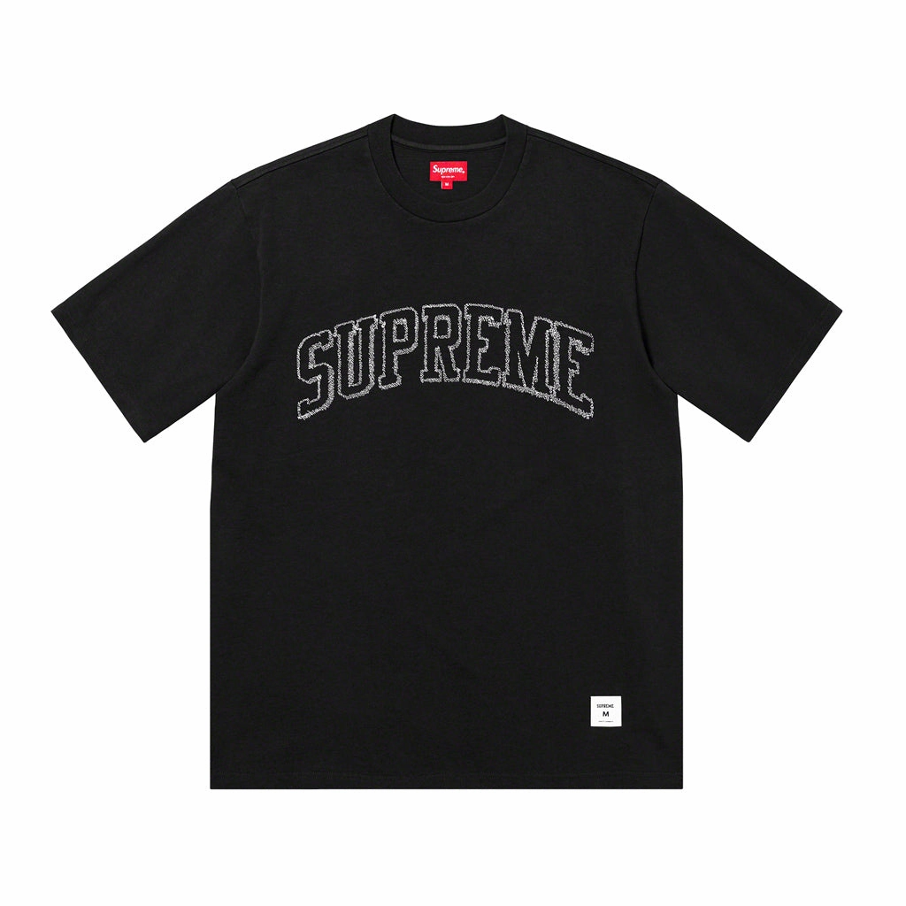 Supreme Sketch Embroidered S/S Tee - Black