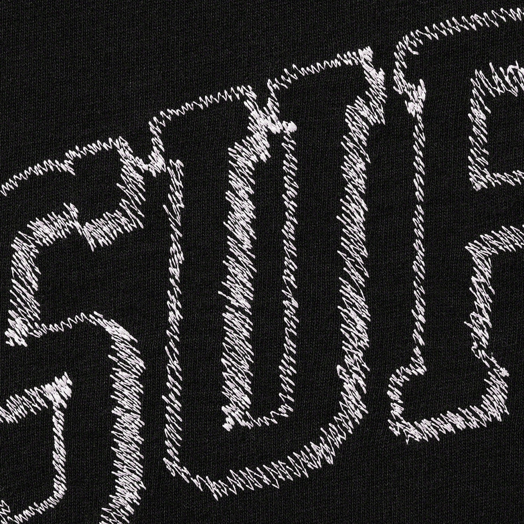 Supreme Sketch Embroidered S/S Tee - Black