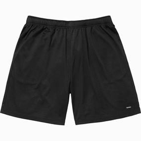Supreme Small Box Baggy Mesh Short Black