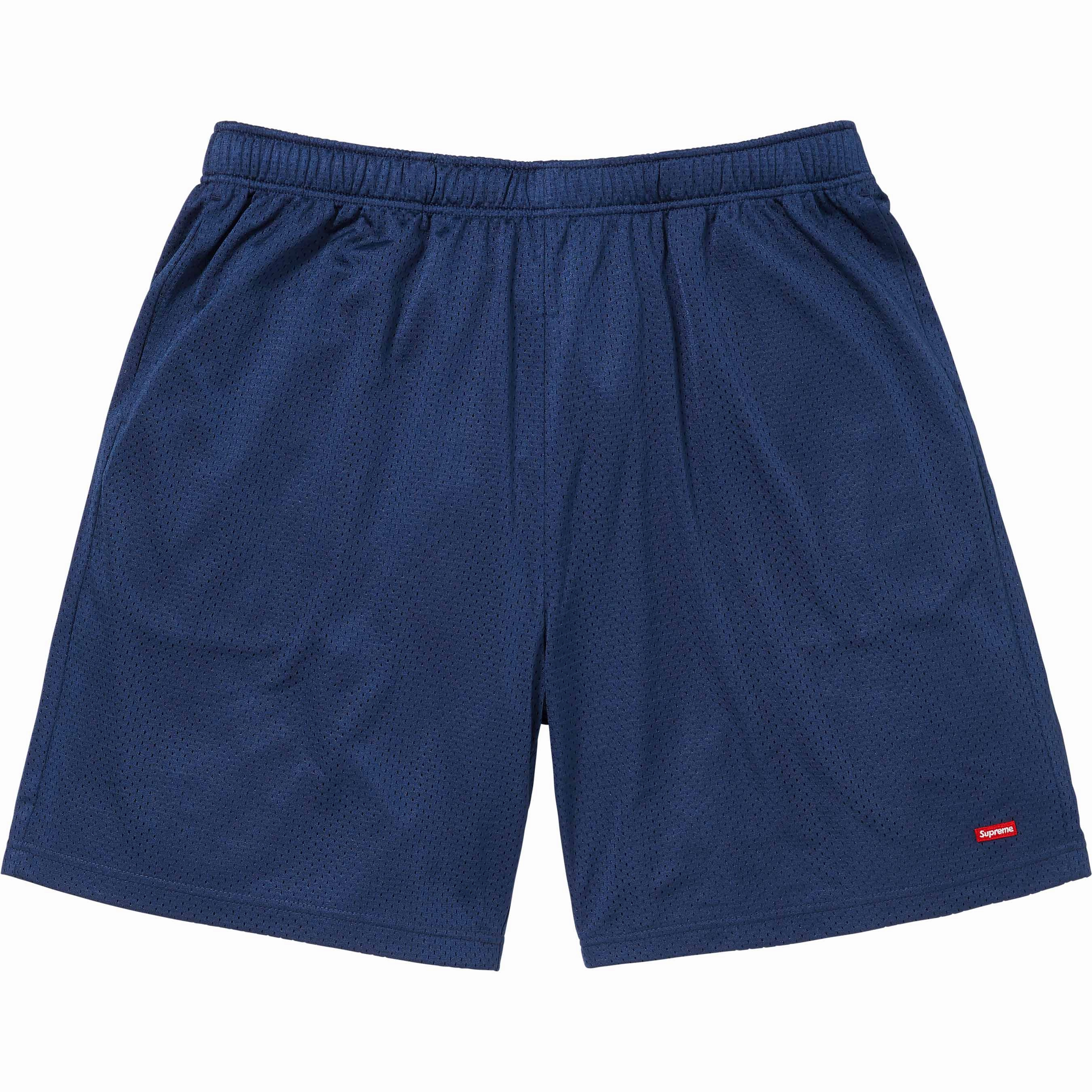 Supreme Small Box Baggy Mesh Short Navy