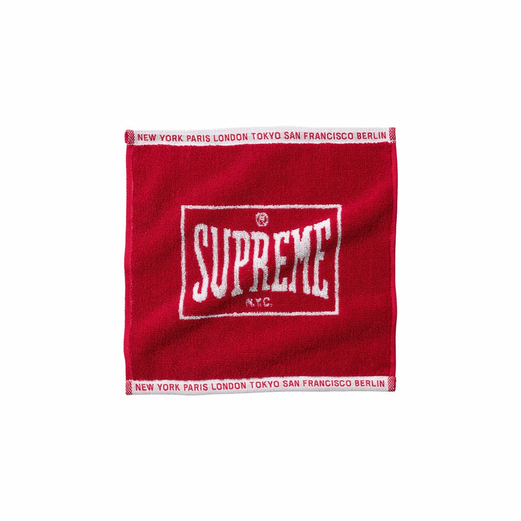 Supreme Square Mini Towel - Red