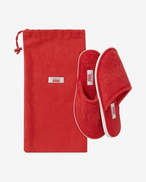 SUPREME SS19 FRETTE RED SLIPPERS