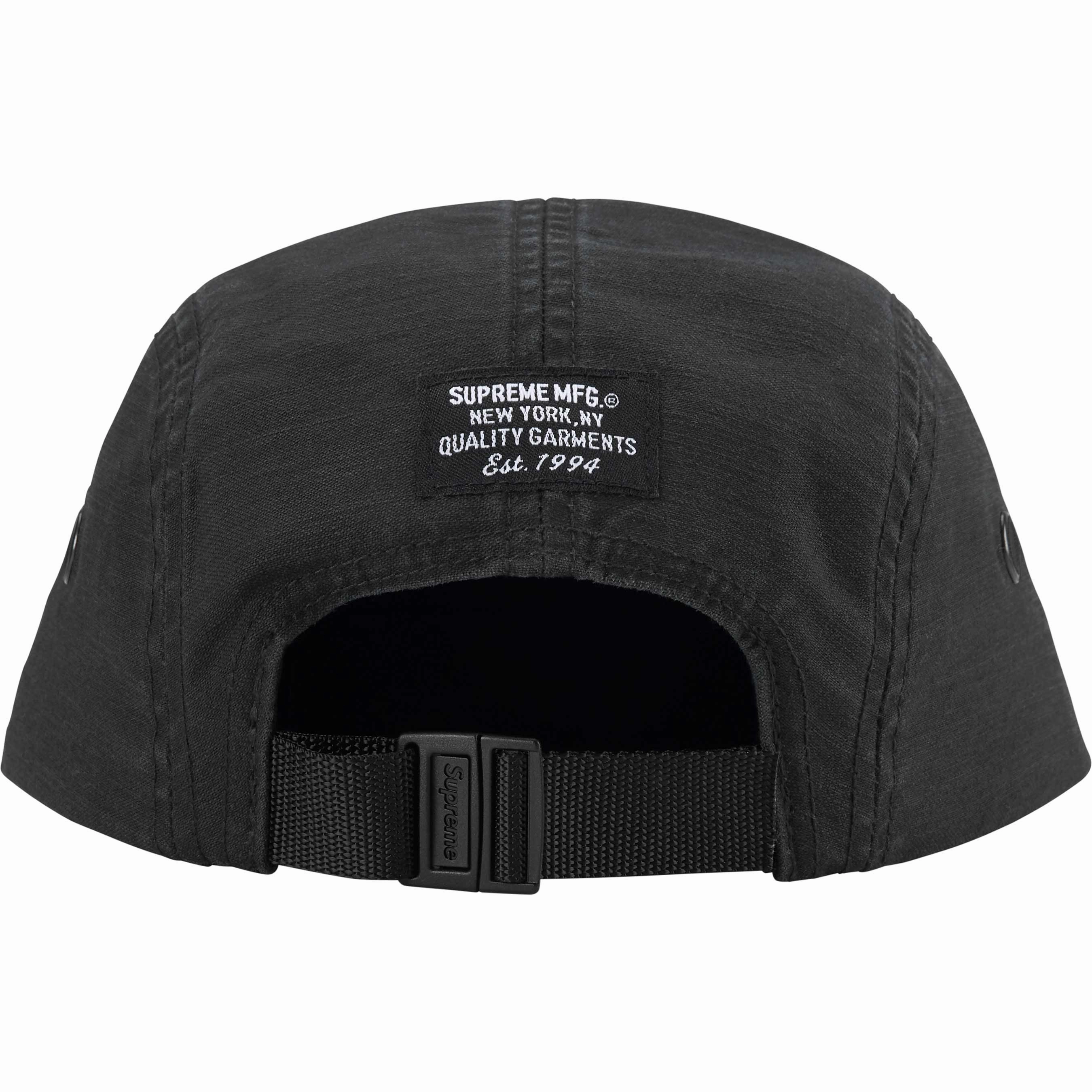 Supreme SS25 Military Camp Cap Black