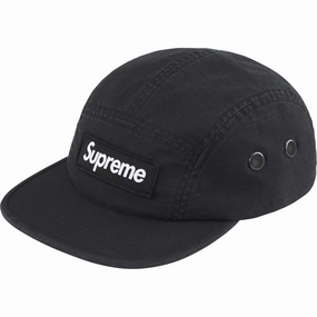 Supreme SS25 Military Camp Cap Black
